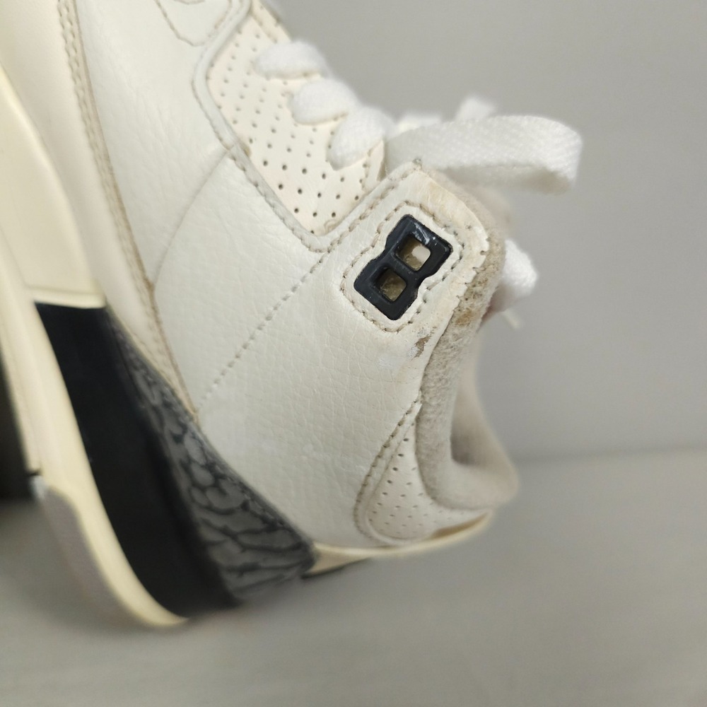 Nike Air Jordan 3 Retro Youth GS Size 1.5Y White Cement Reimagined - Picture 13 of 16